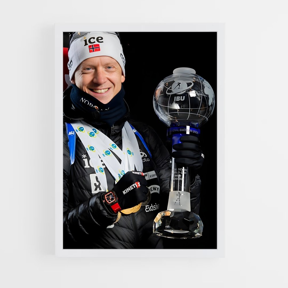 Poster La Victoire de Johannes – affiche Biathlon (vue 3)